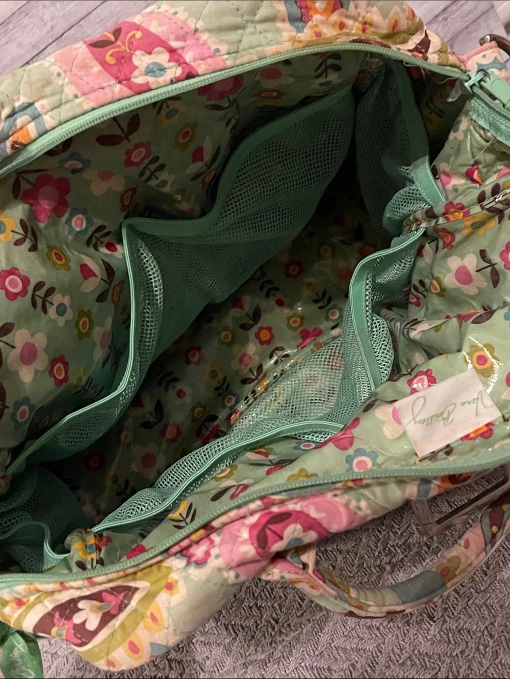 Vera Bradley Retired 2013 Tutti Frutti Convertible Diaper Bag